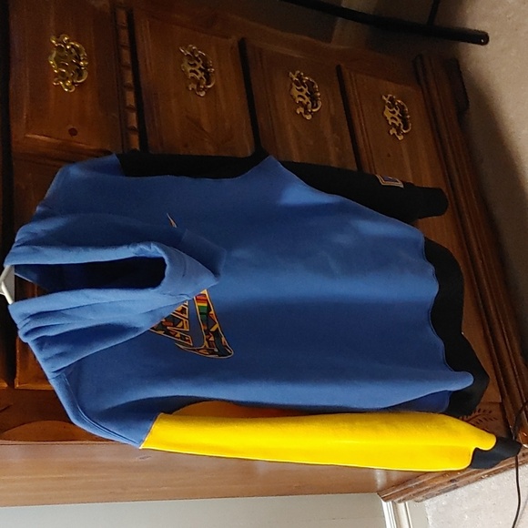 NIKE Men's Colourblock Retro Urban Jungle Hoodie Size Medium - Picture 7 of 14